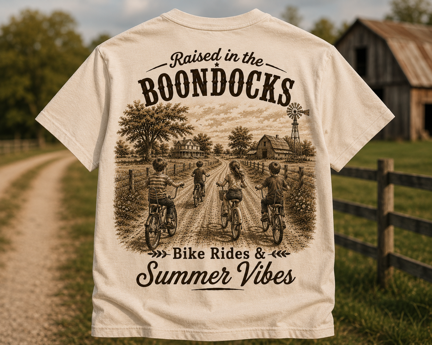 Raised in the Boondocks-Bike Rides & Summer Vibes