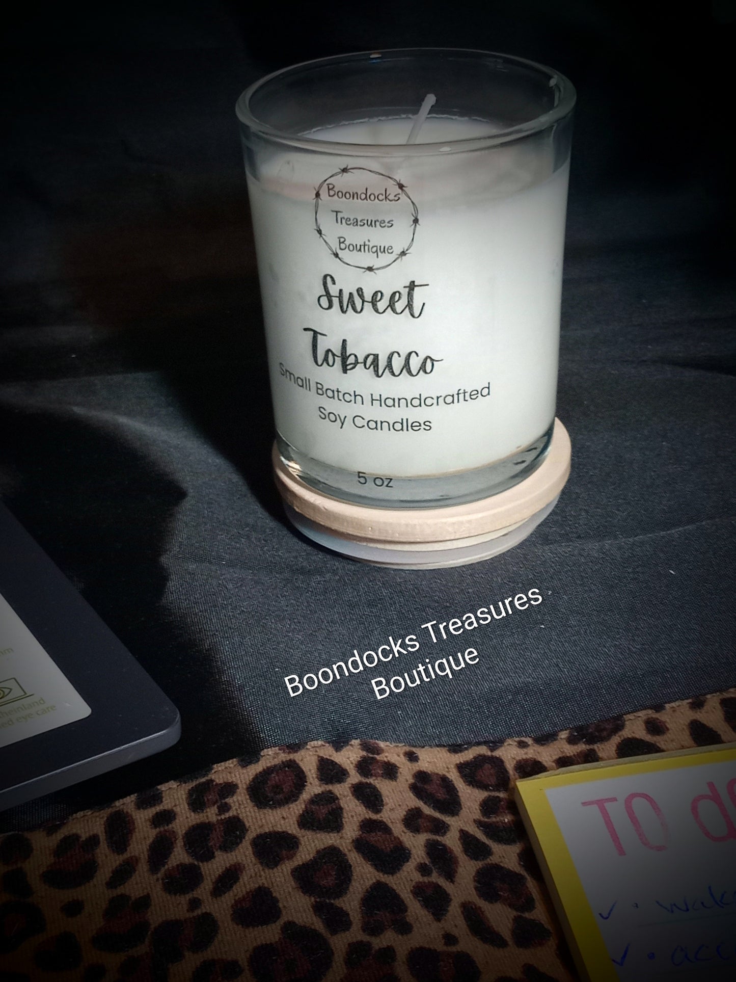 Hand-Poured Candle- Sweet Tobacco