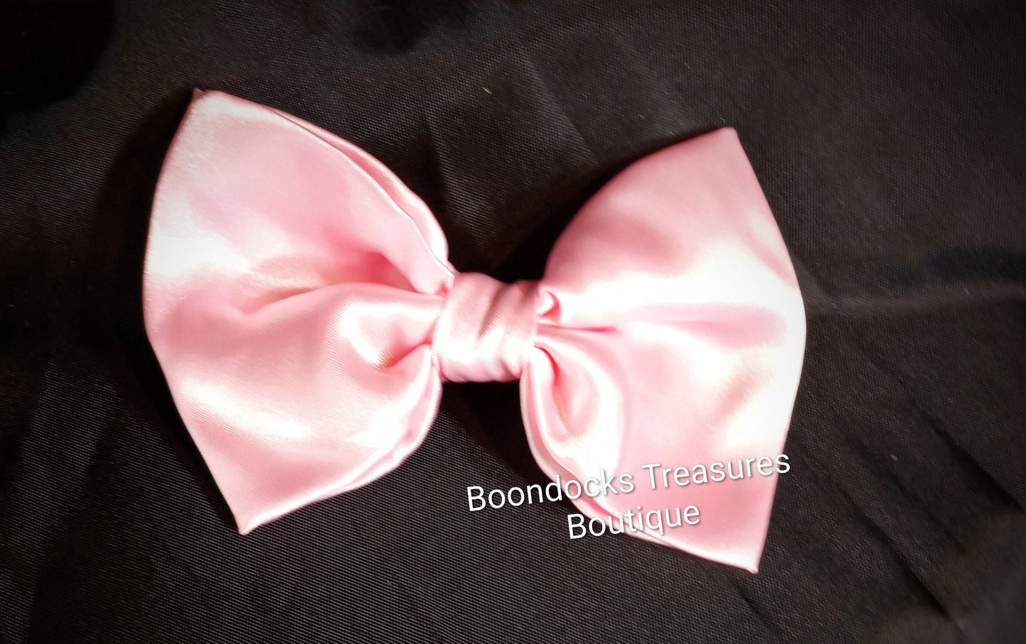 Handmade Satin Bow Barrettes