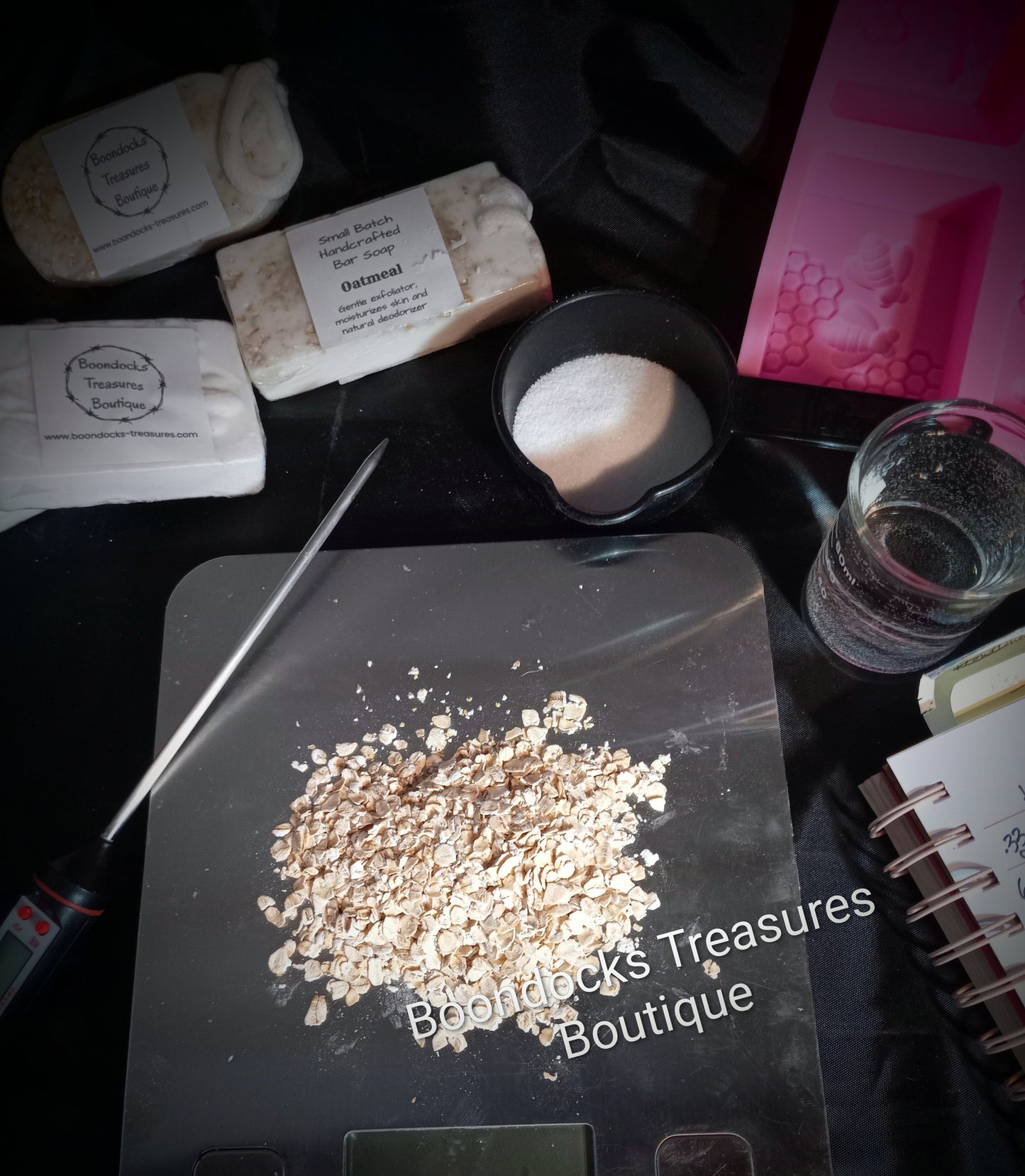 Oatmeal Handcrafted Soap (poured in a mold)