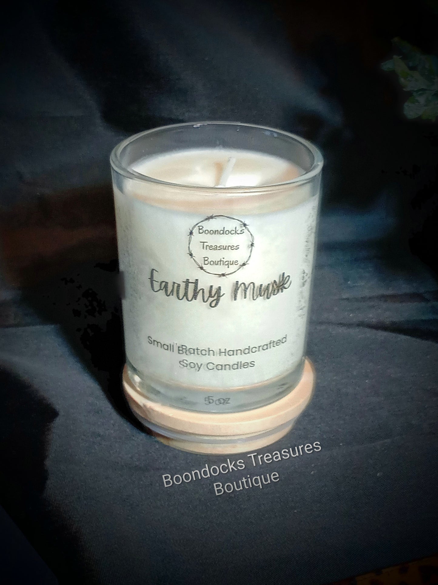 Hand-Poured Candle- Earthy Musk