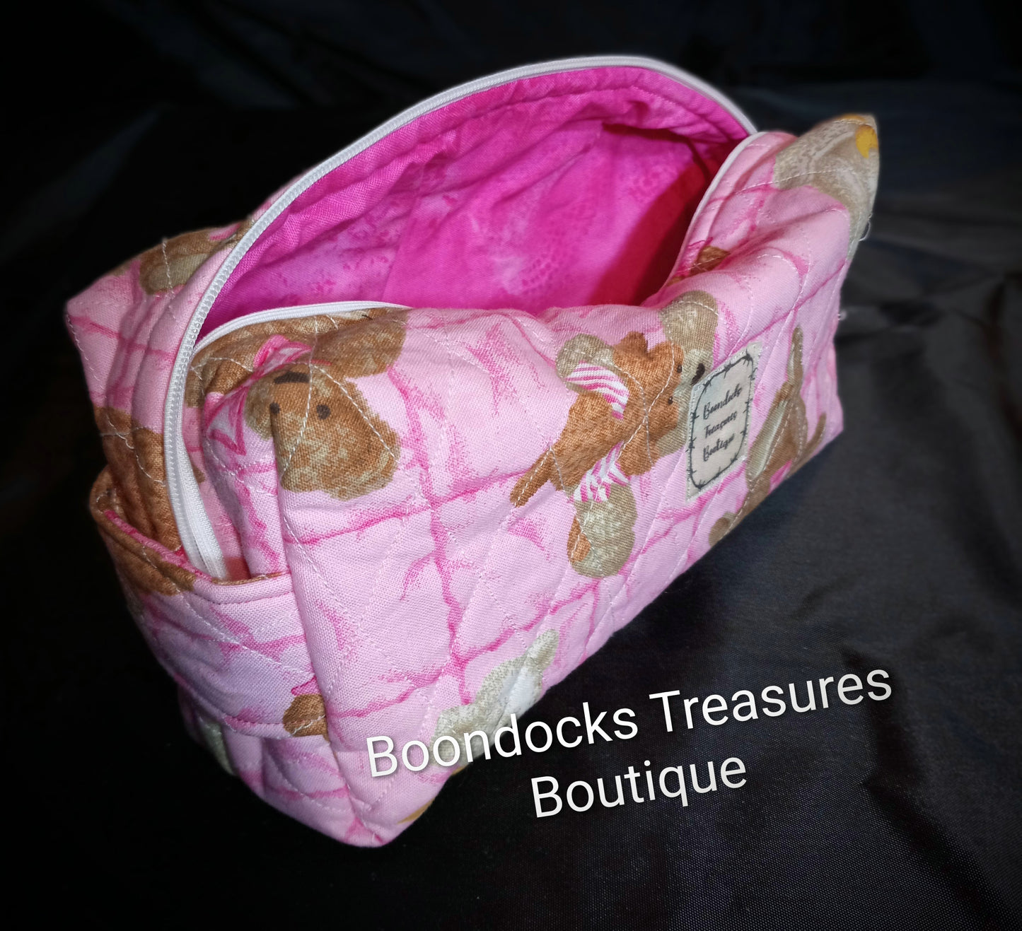 "Vintage Bears" Handmade Multi-purpose Bag