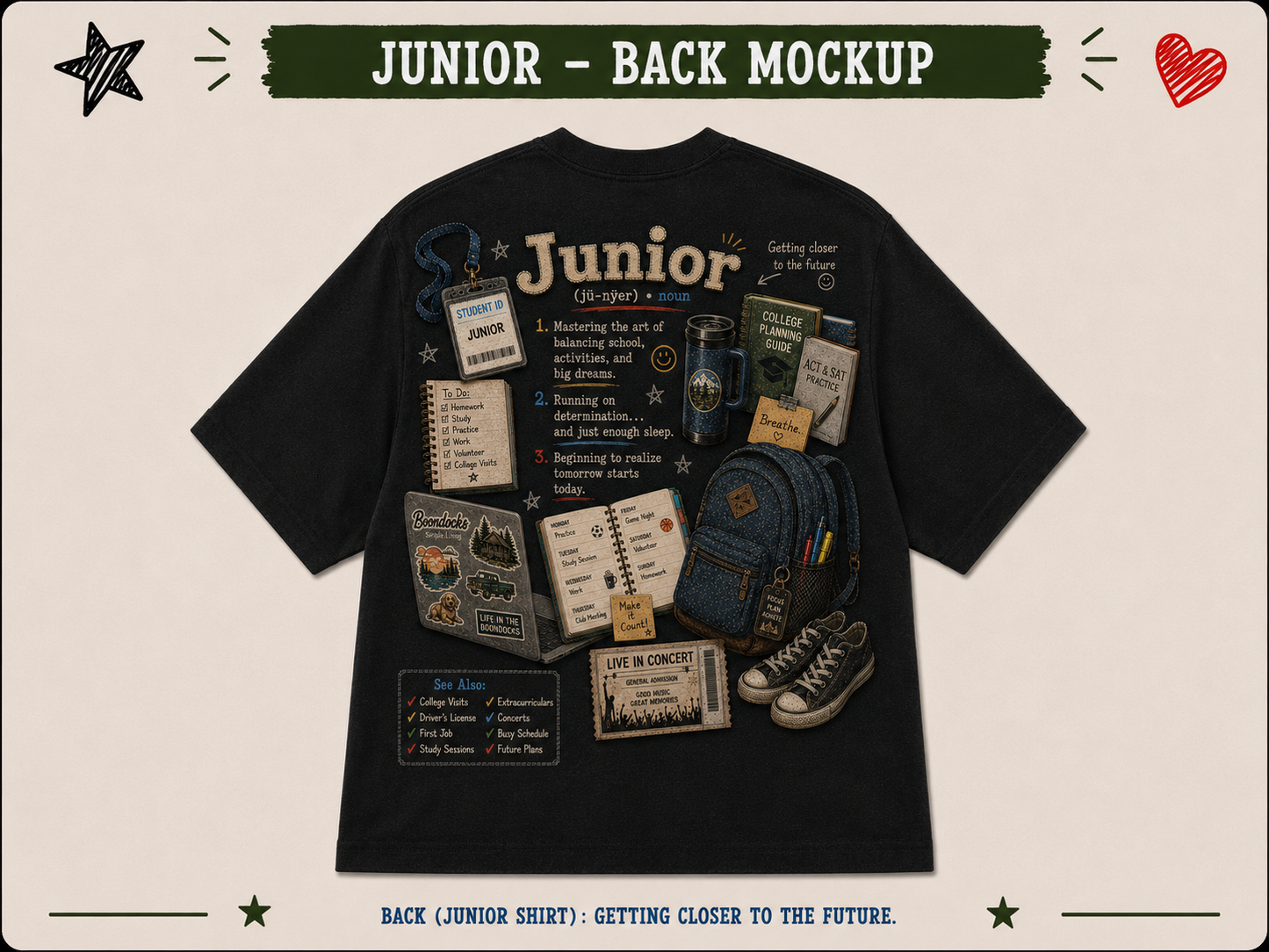 Boondocks School Days Junior T-shirt