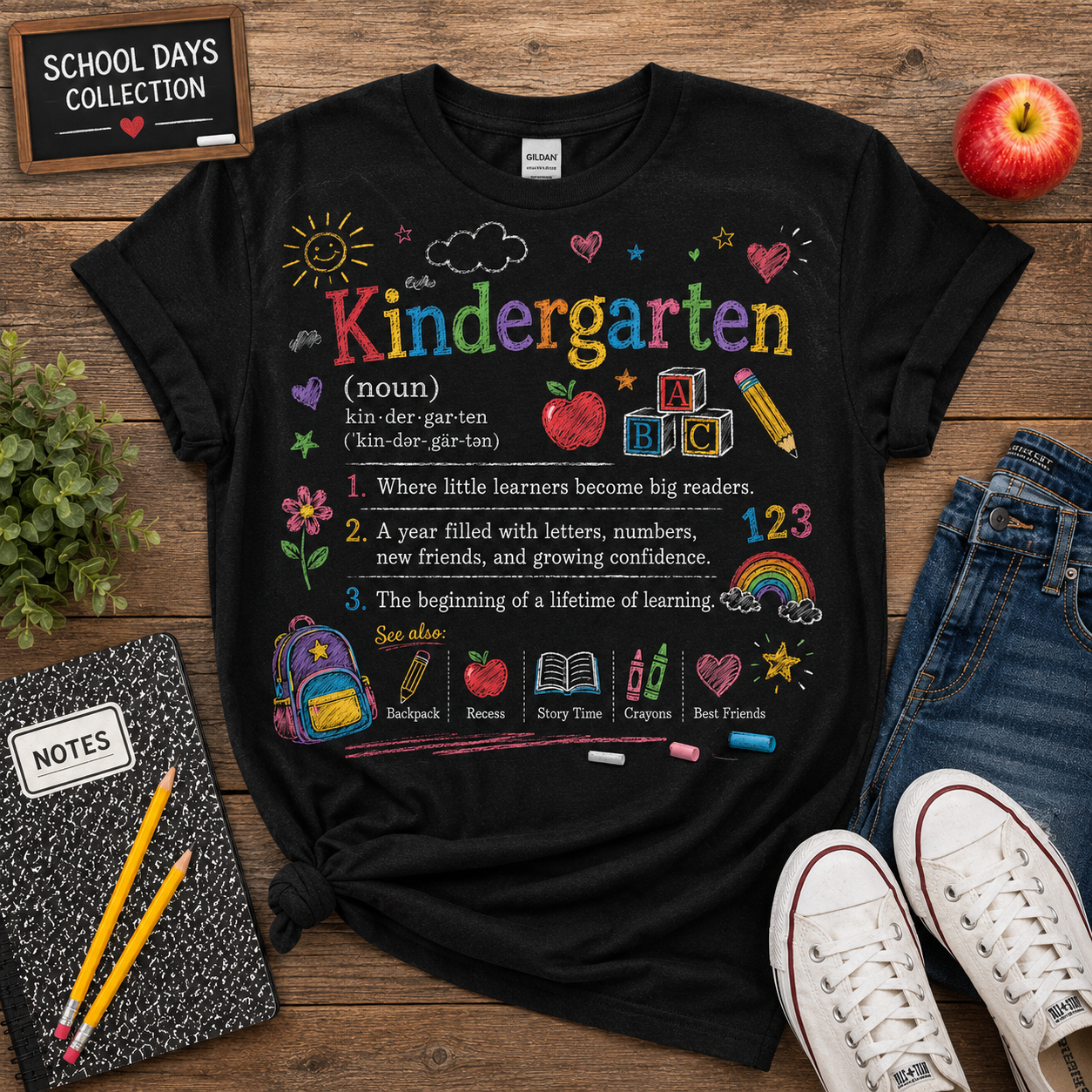 Boondocks School Days Kindergarten t-shirt