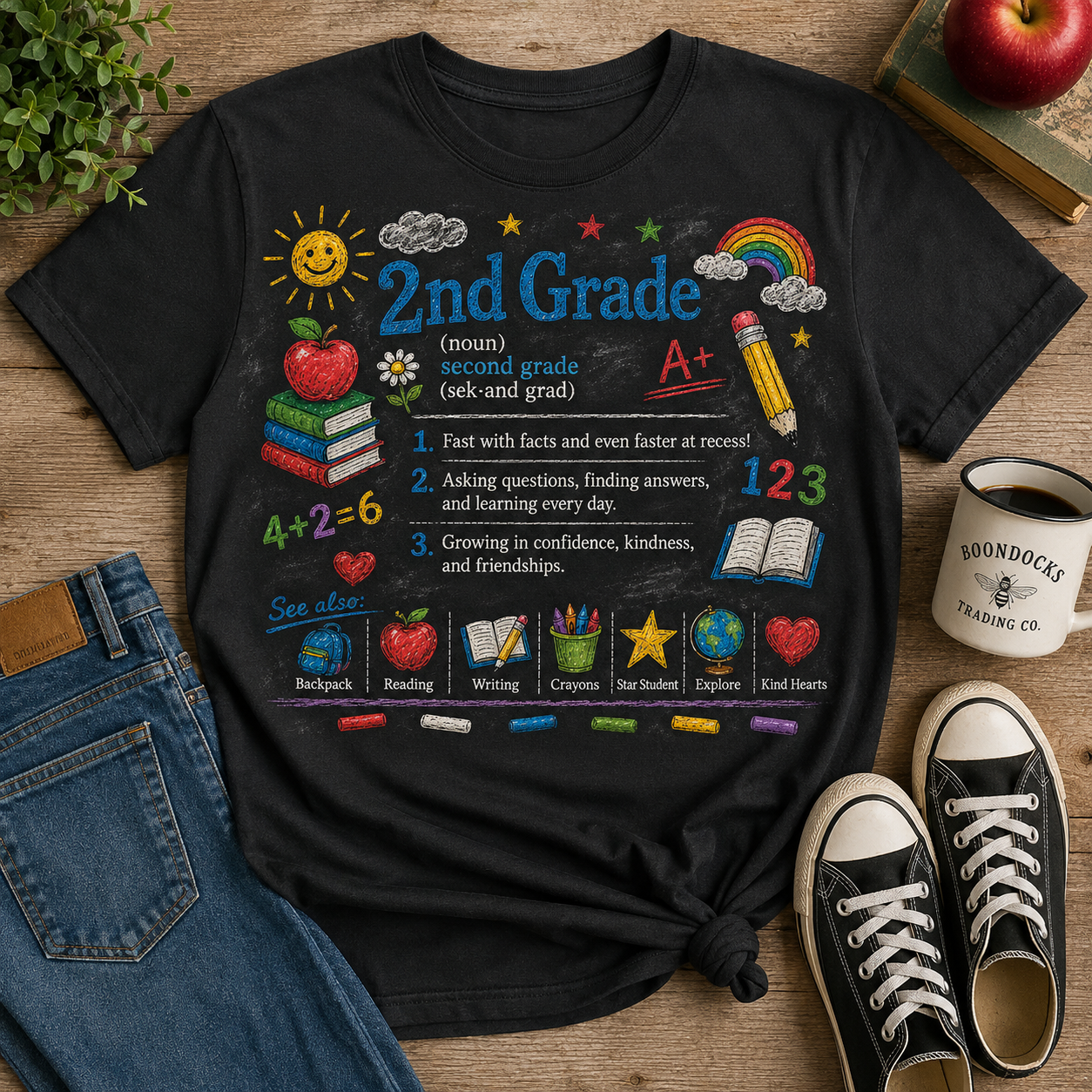 Boondocks School Days Second Grade T-shirt