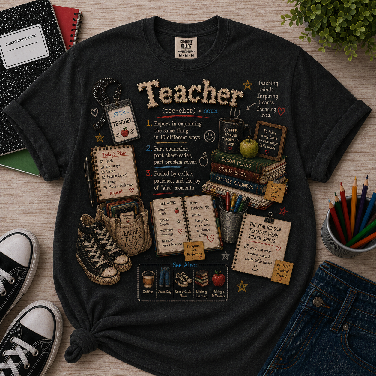 Boondocks School Days Teacher T-Shirt