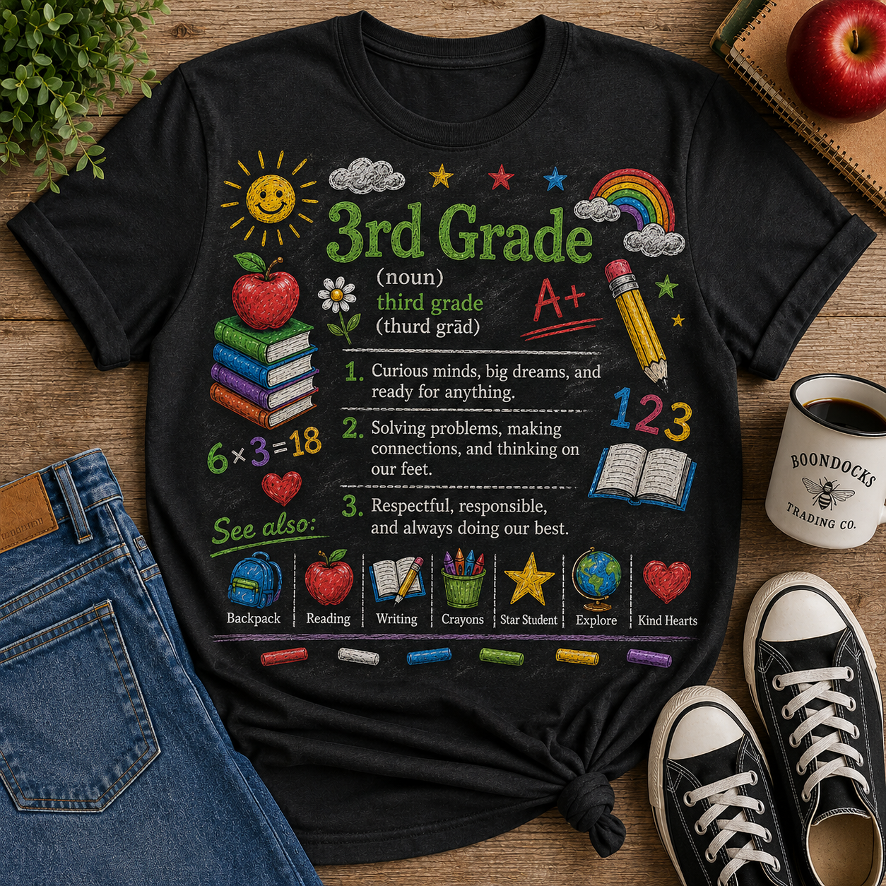 Boondocks School Days Third Grade t-shirt