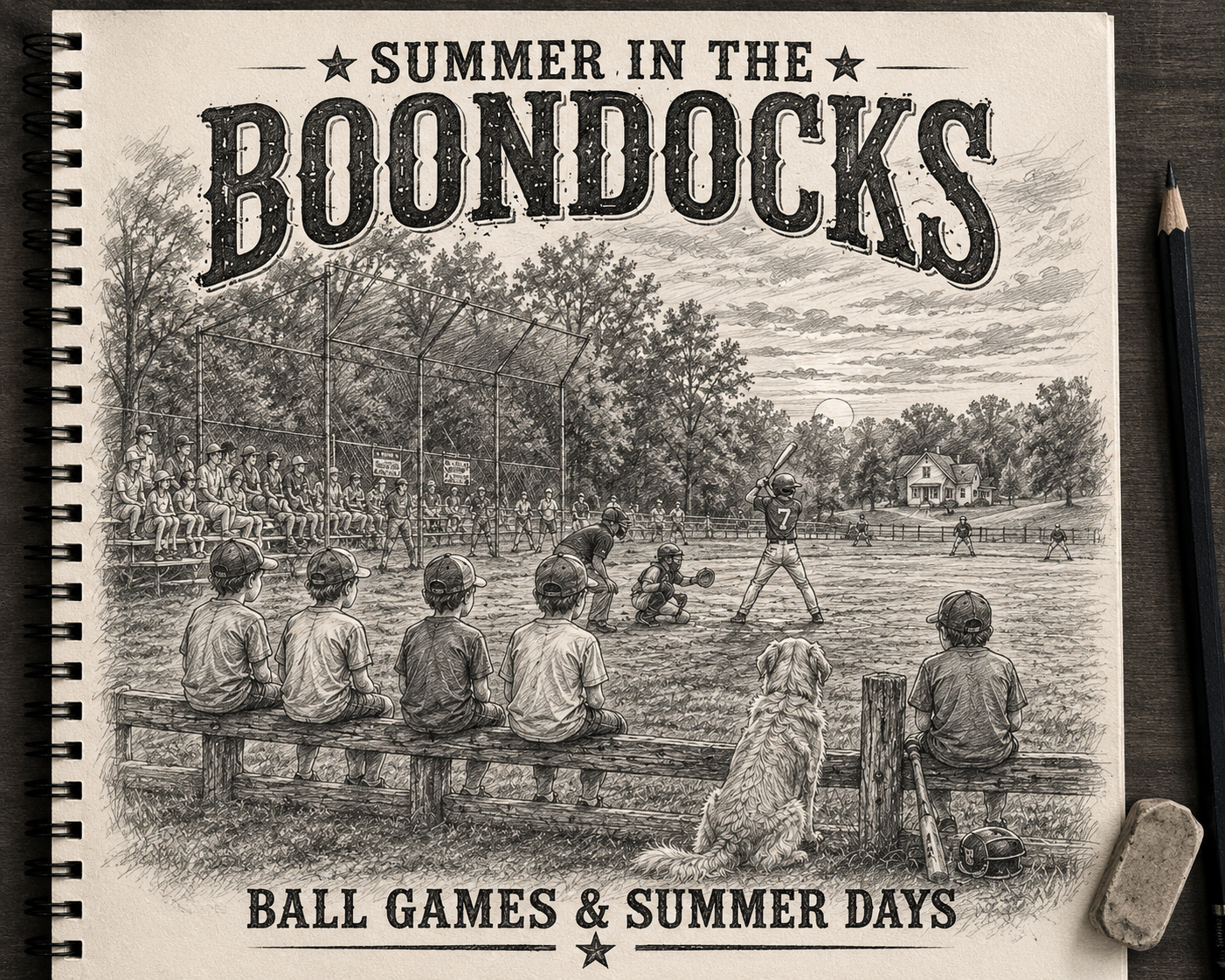 Ball Games & Summer Days t-shirt