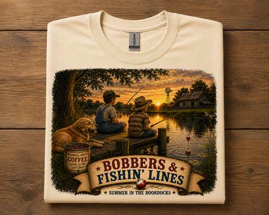 Bobbers & FIshin' Line t-shirt