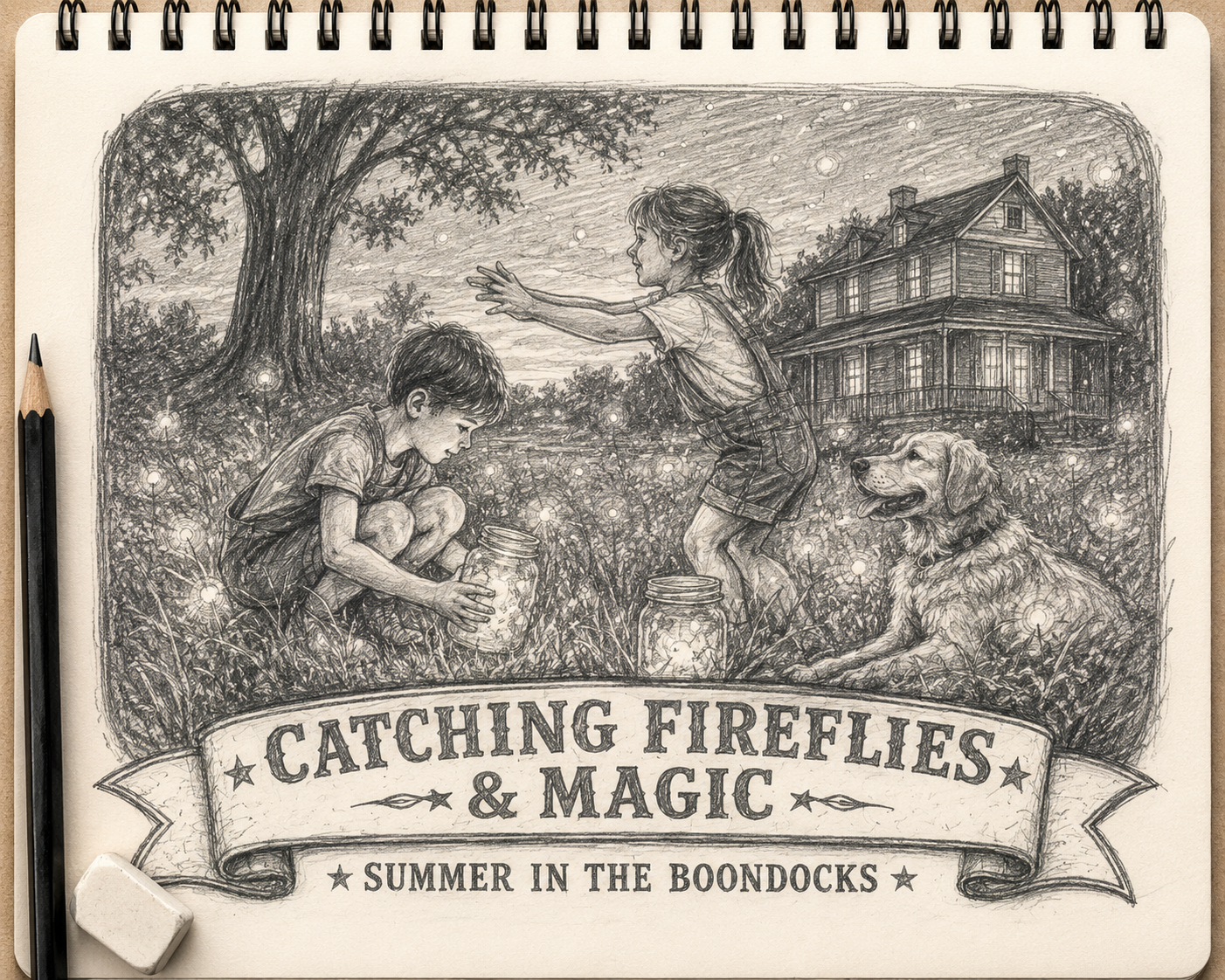 Catching Fireflies & Magic t-shirt