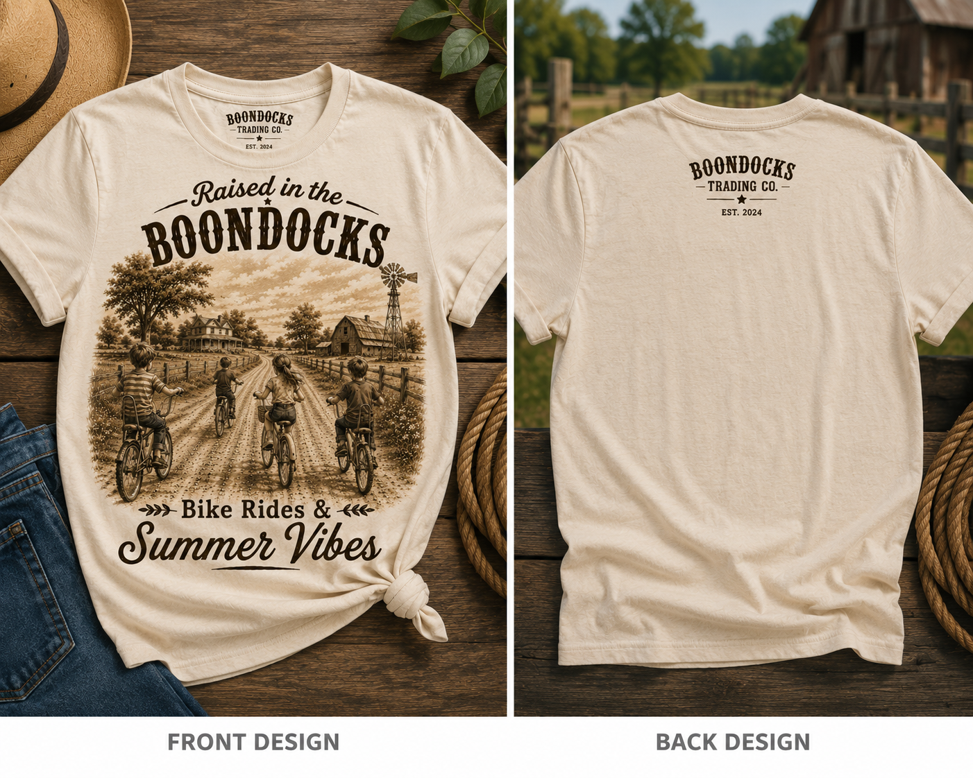 Raised in the Boondocks-Bike Rides & Summer Vibes