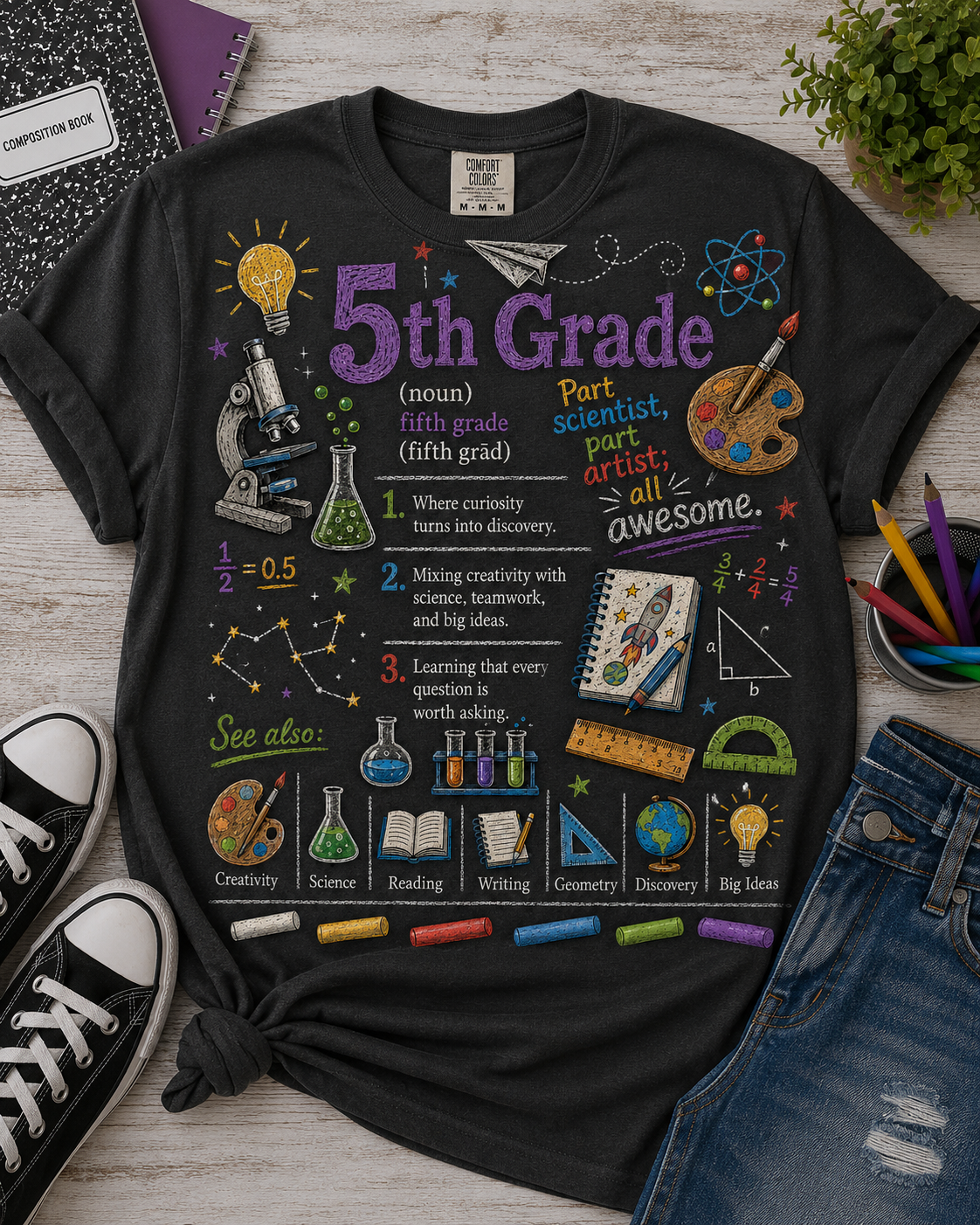 Boondocks School Days Fifth Grade t-shirt