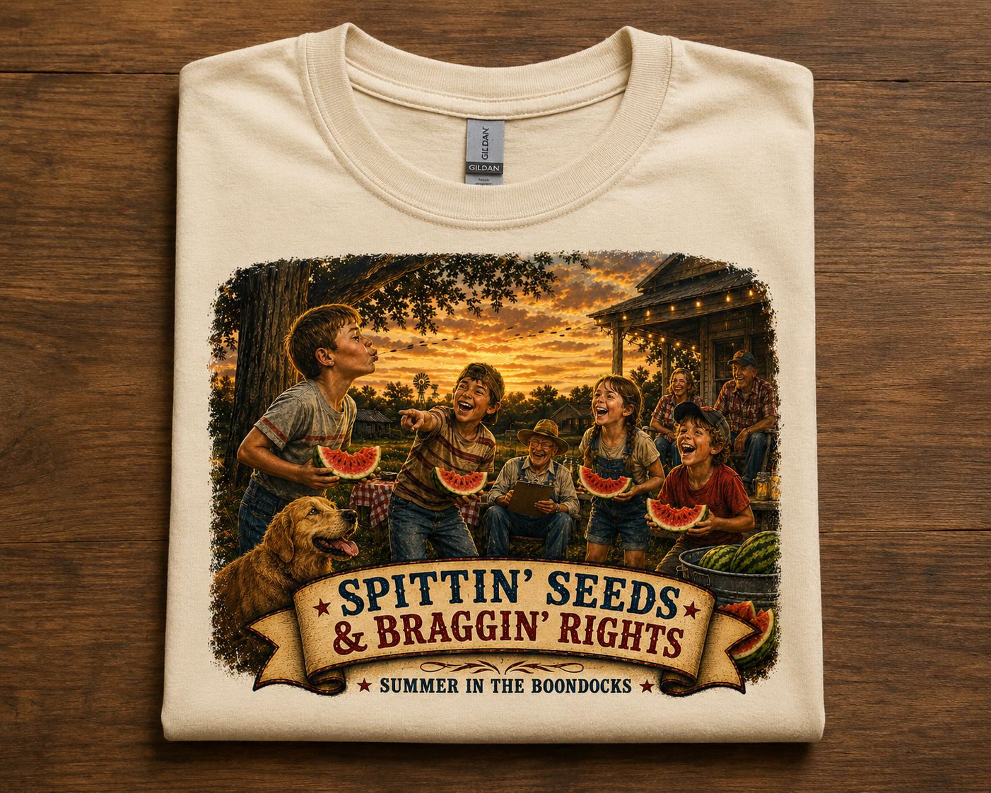 Spittin' Seeds & Braggin' Rights t-shirt