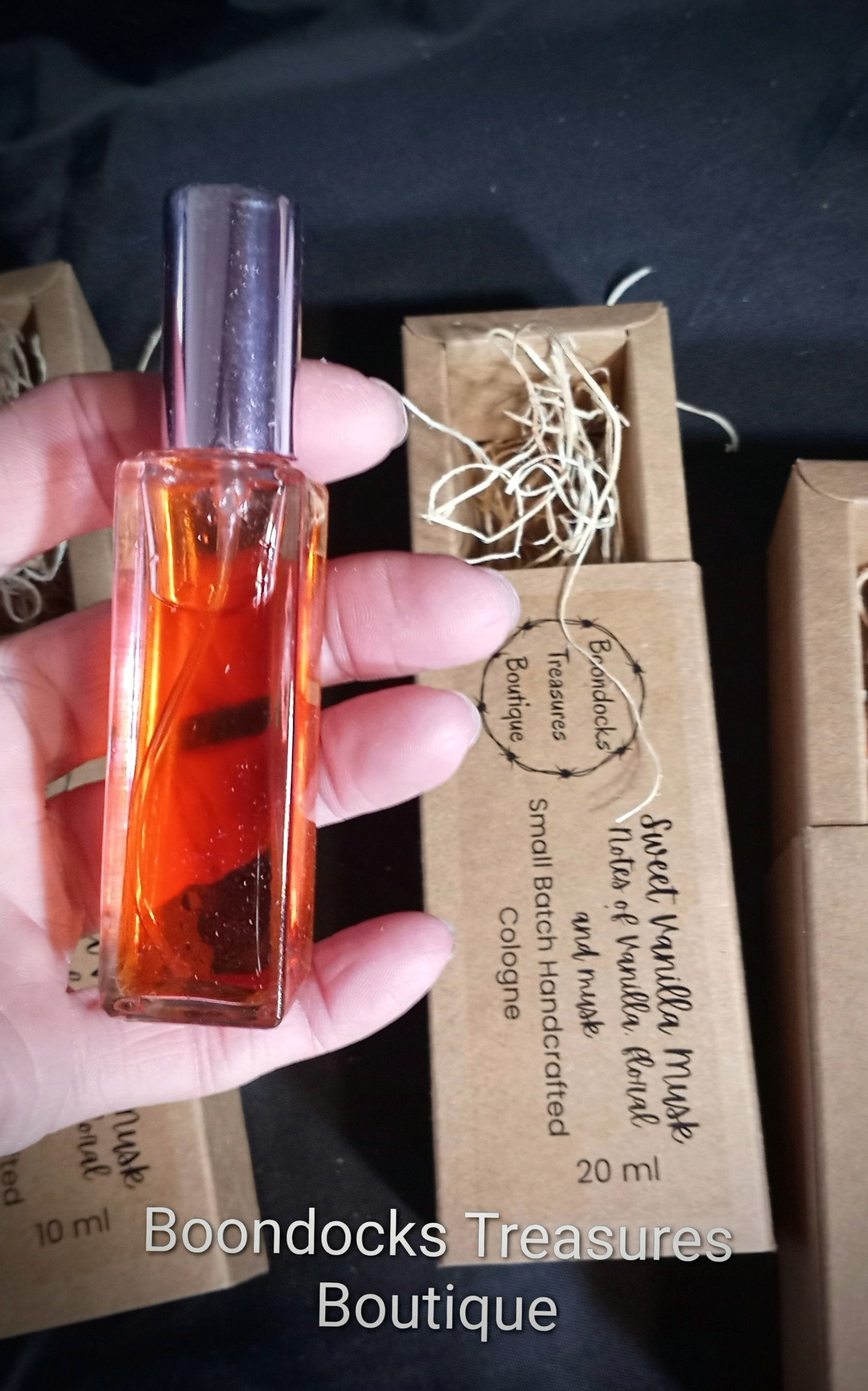 Small Batch Handcrafted Cologne- "Sweet Vanilla Musk"