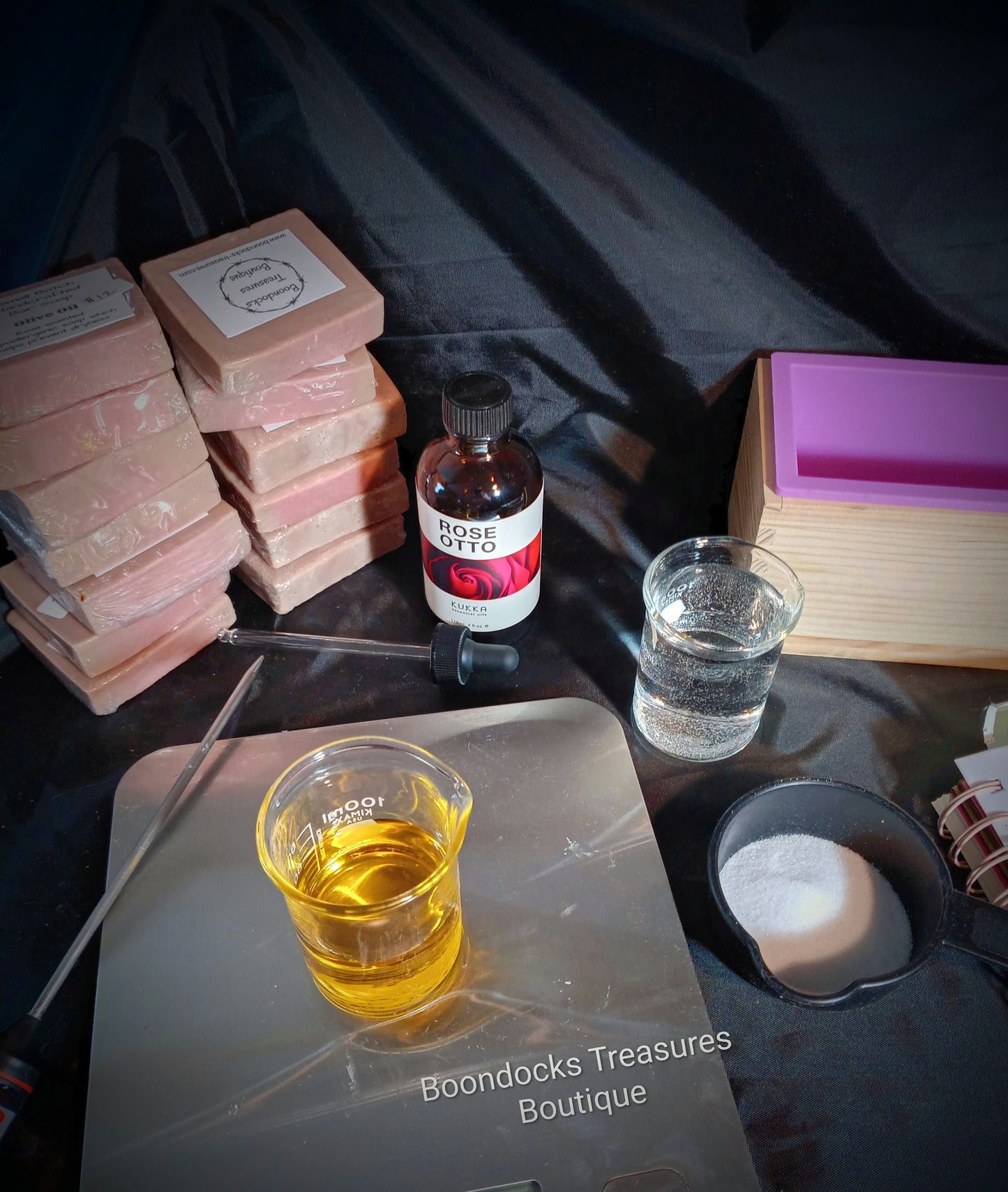 Rose Scented Olive Oil Handcrafted Soap