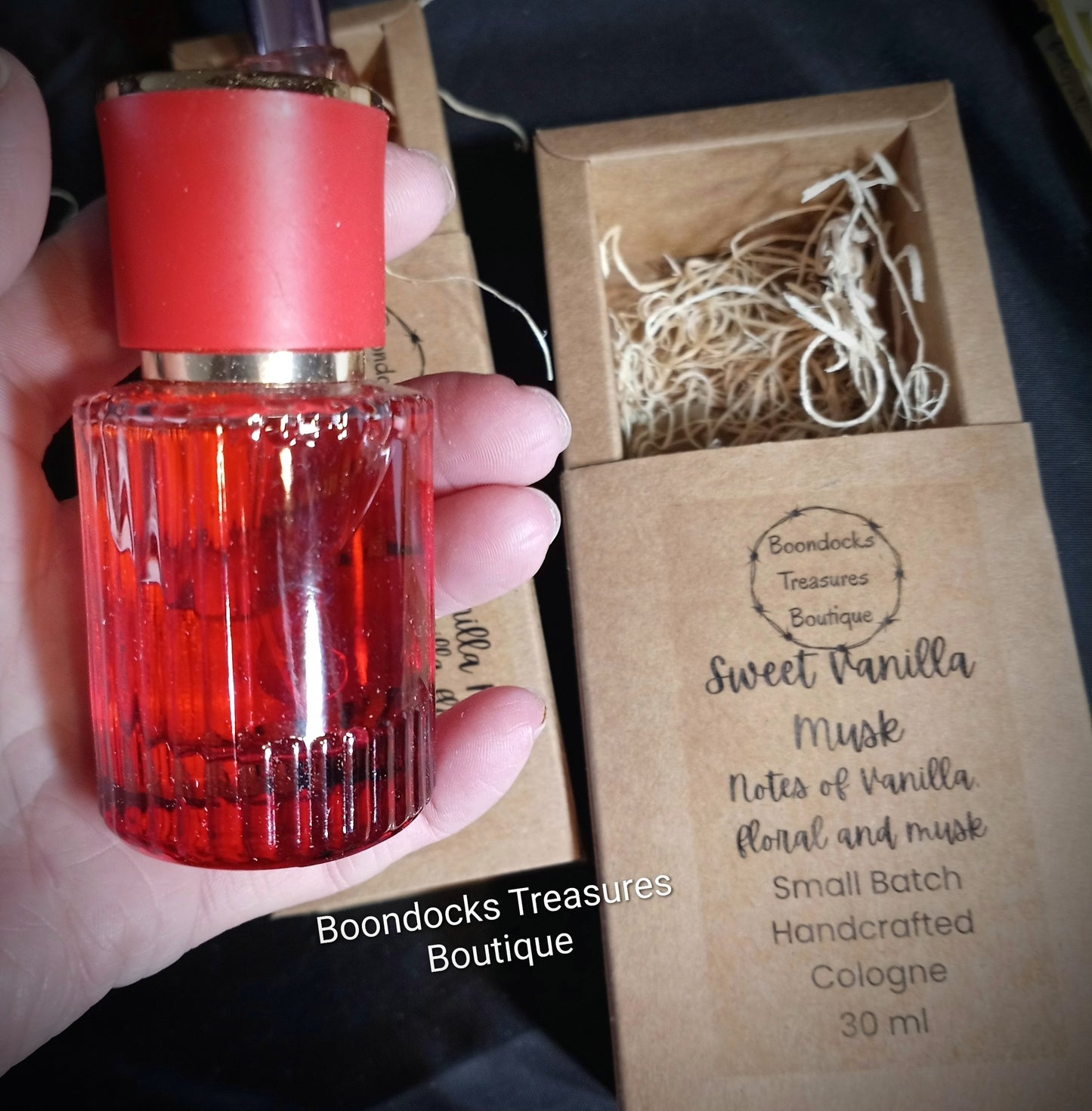 Small Batch Handcrafted Cologne- "Sweet Vanilla Musk"