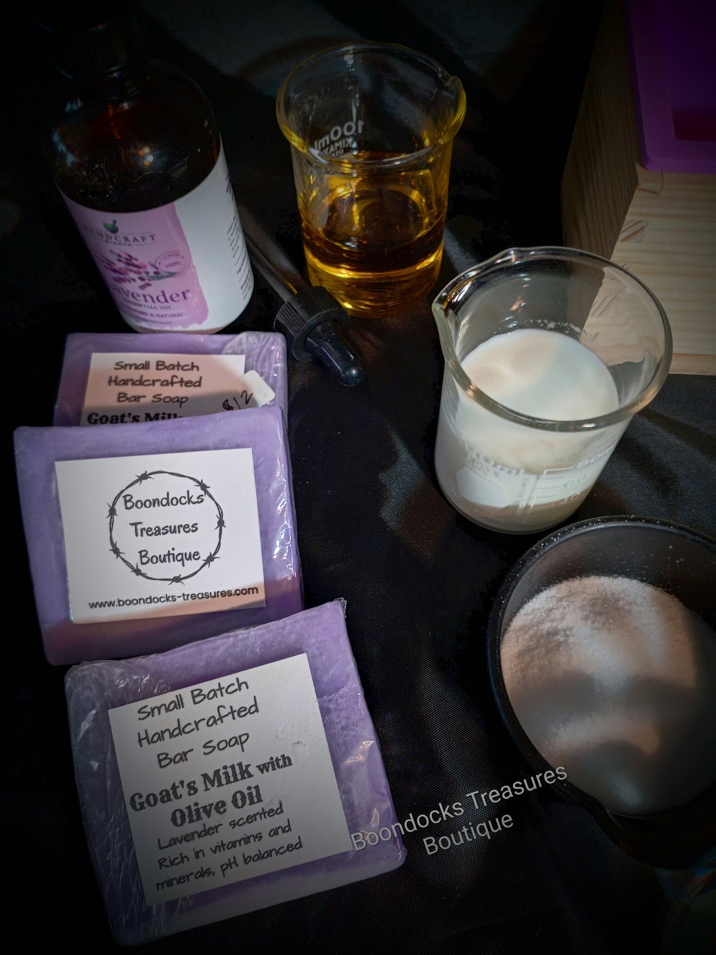 Lavender Scented Goat's Milk and Olive Oil Handcrafted Soap