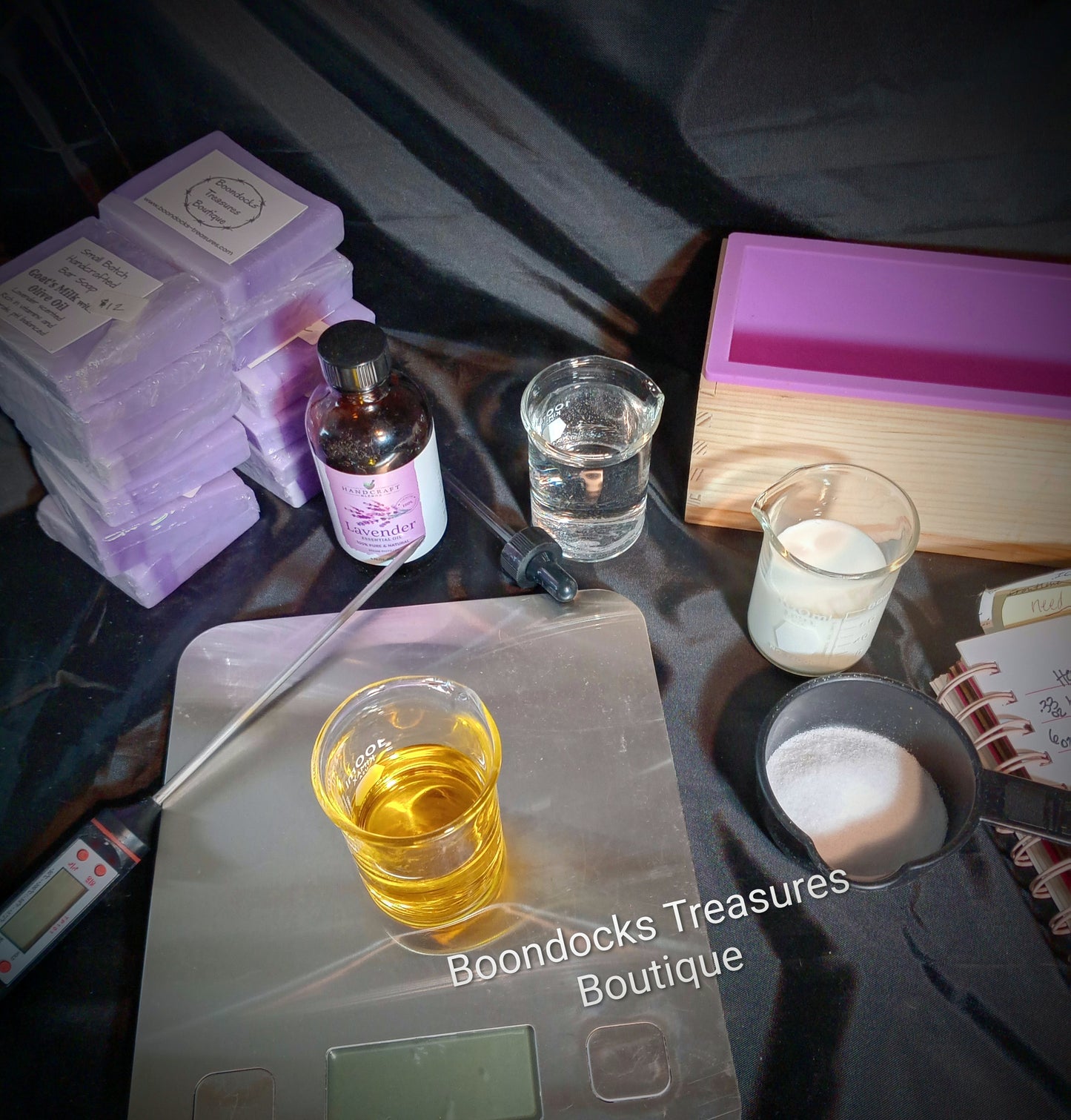 Lavender Scented Goat's Milk and Olive Oil Handcrafted Soap