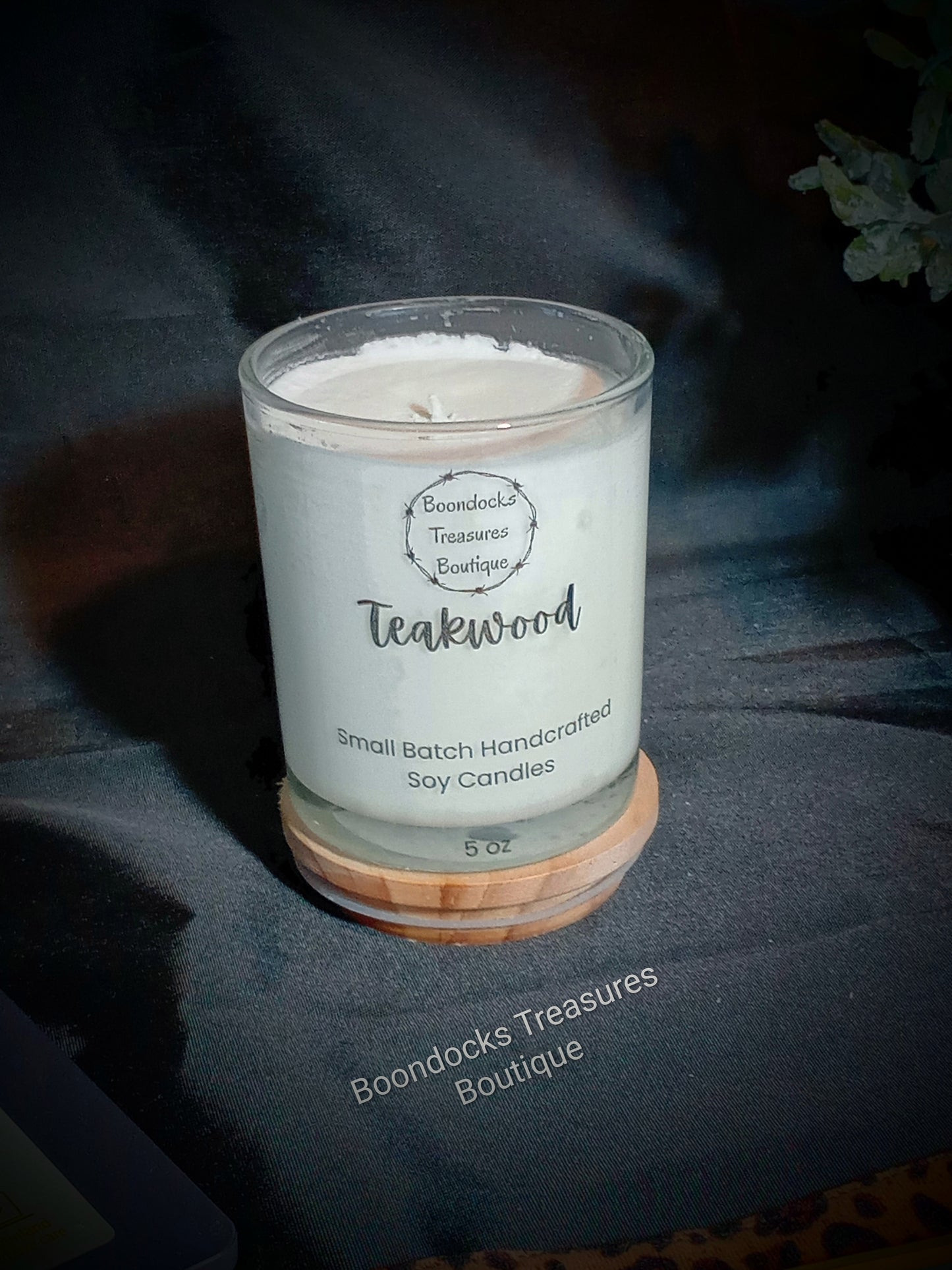 Hand-Poured Candle- Teakwood