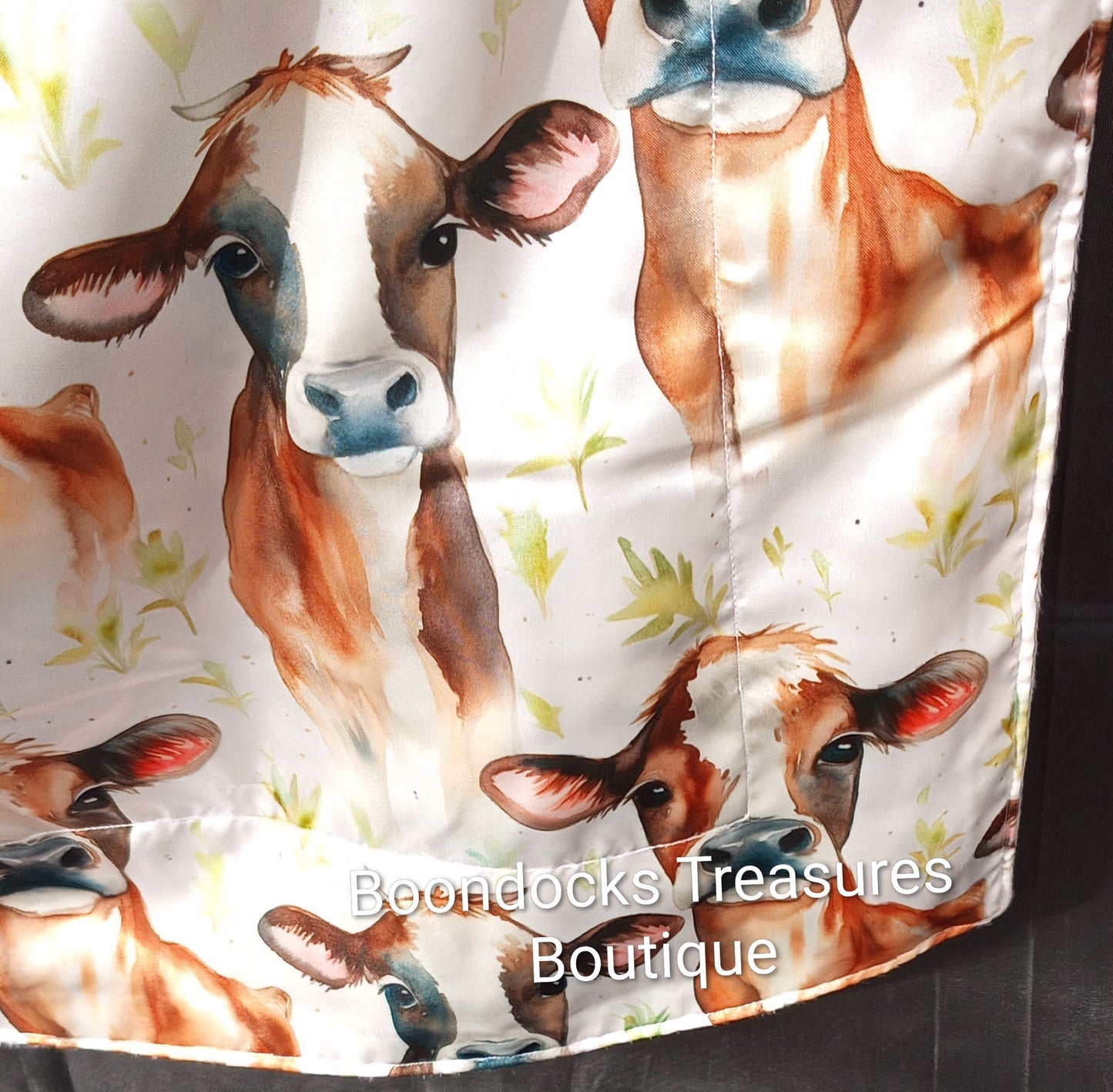 "Jersey Calf" handmade velvety minky and satin toddler blanket