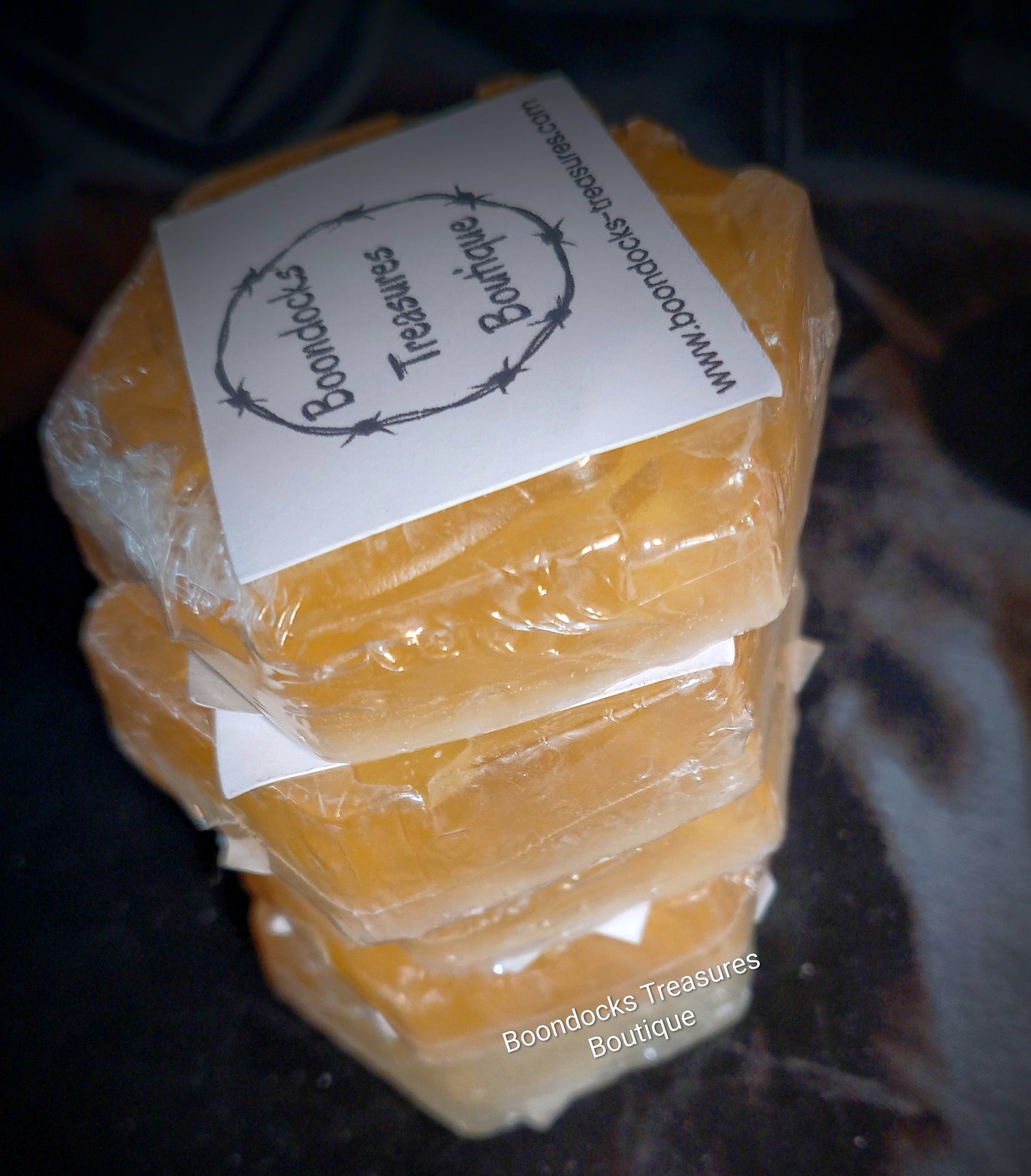 Handcrafted Honey Soap Hexagon Shape