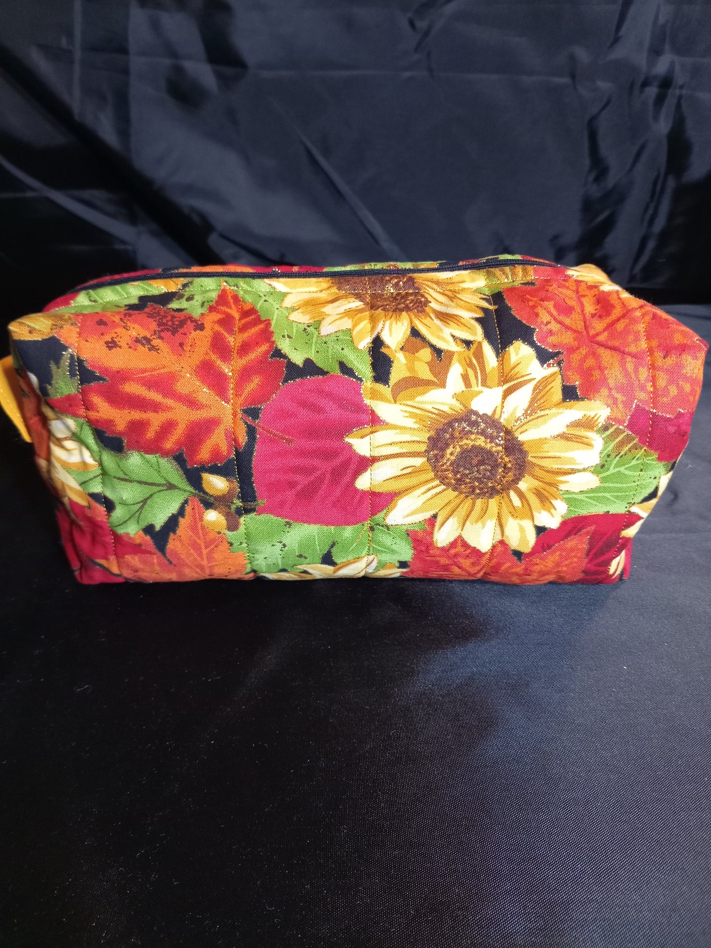 "Autumn Sunflowers" Quilted Multi-purpose Bag — One of a Kind- Handmade