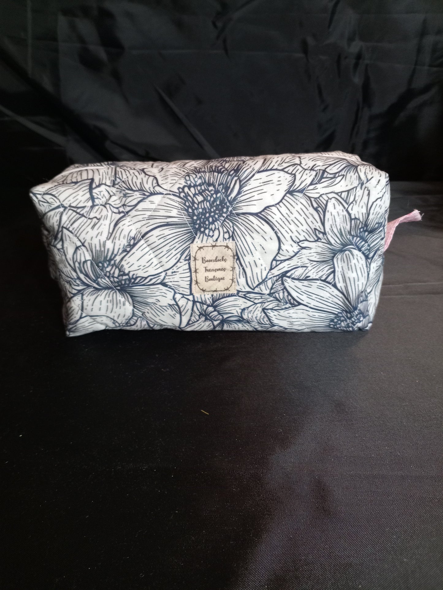 Handmade Multi-purpose Bag – "Hand Drawn Flowers" (Each One of a Kind)