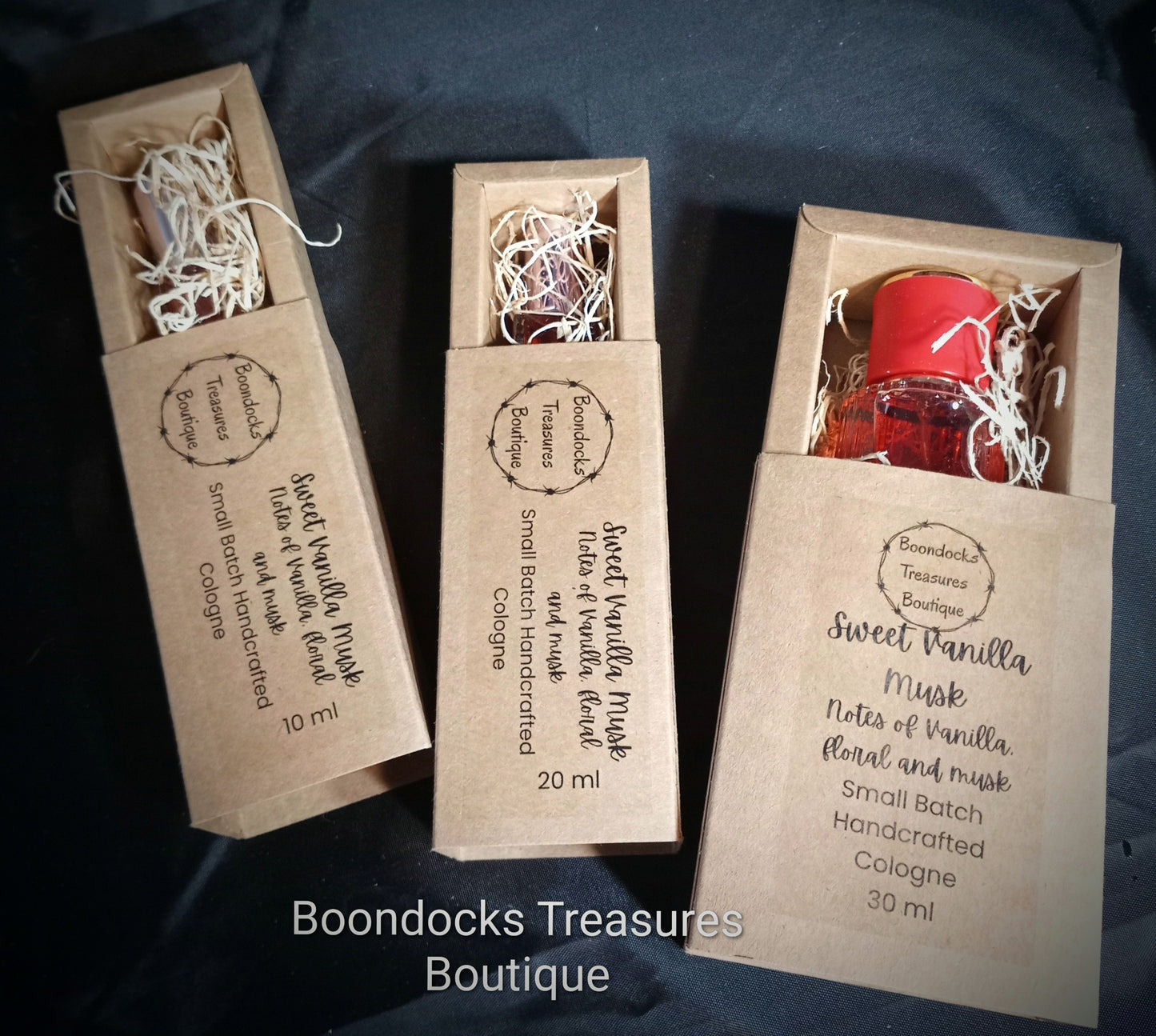 Small Batch Handcrafted Cologne- "Sweet Vanilla Musk"