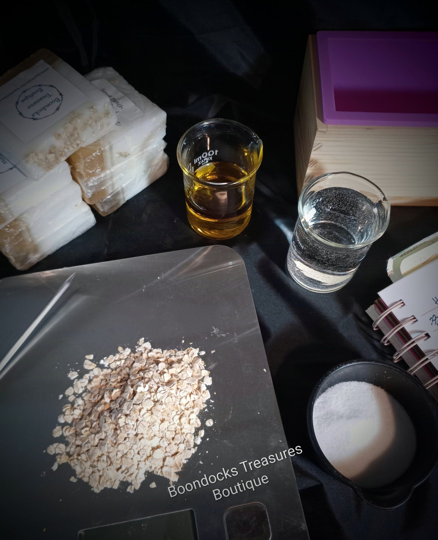 Honey and Oatmeal Handcrafted Soap (cut from block)