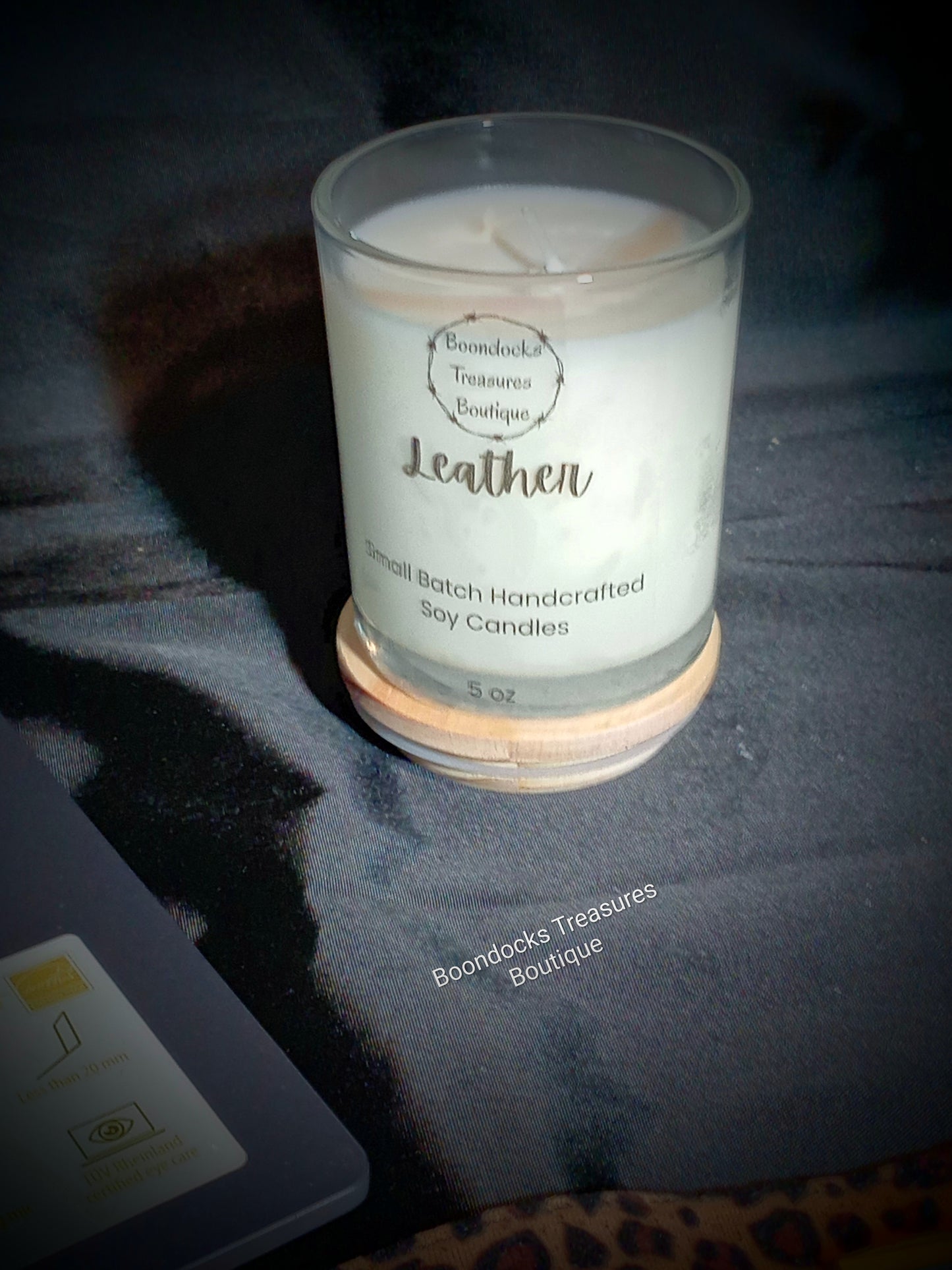 Hand-Poured Candle- Leather