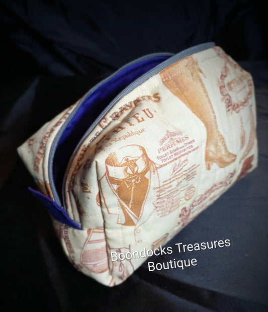 "Victorian Fashion Accessories" Handmade Makeup & Travel Bag