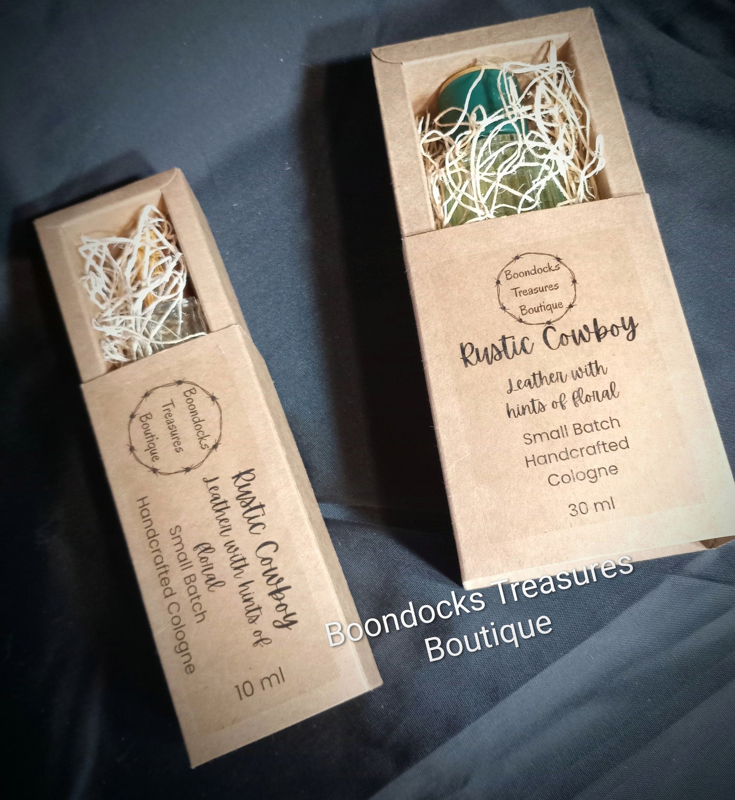 Small Batch Handcrafted Cologne- "Rustic Cowboy"